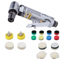 Grinder-Polisher and Pads. 17 pcs