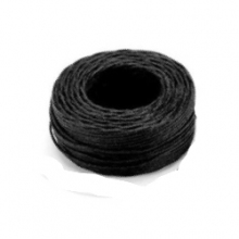 Spare Thread, "Speedy Stitcher" Black, 27m. Waxed.